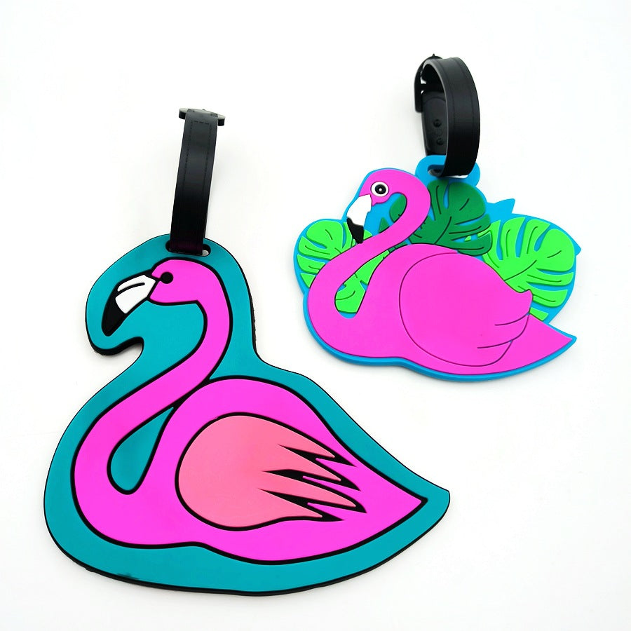 Tropical Flamingo Luggage Tag Kalsten