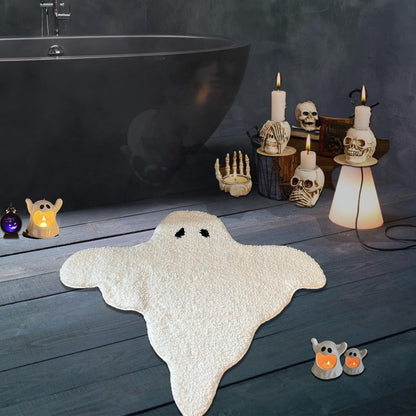 Cute Ghost-Shaped Bath Mat Acalora