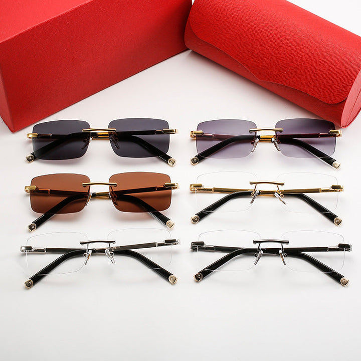 Ladies stylish sunglasses with elegant metal frame and polarized lenses Kalsten