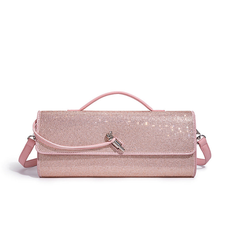 Elegant Rhinestone-Embellished Evening Clutch Acalora