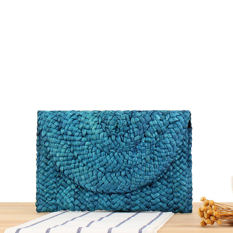 Clutch Made of Handmade Basket Weave Kalsten