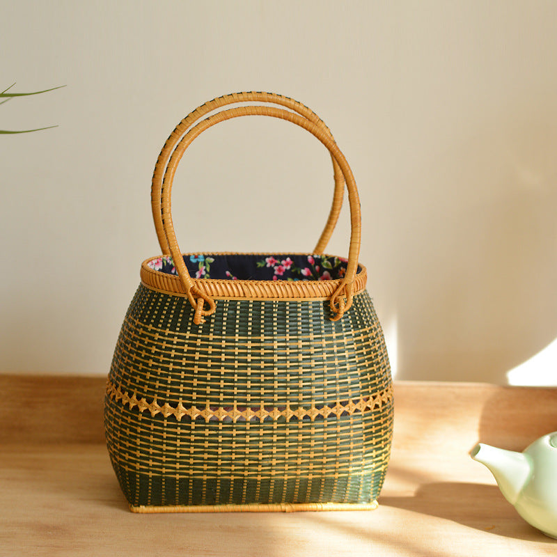 Handmade synthetic fiber tote bag Acalora
