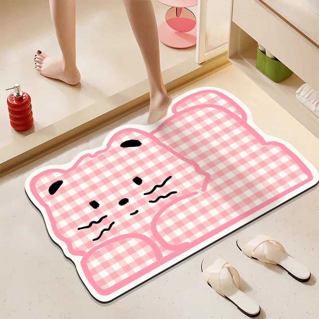 Fun Hamburger-Themed Bath Mat Kalsten