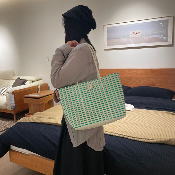 Handwoven shopping and beach bag Kalsten