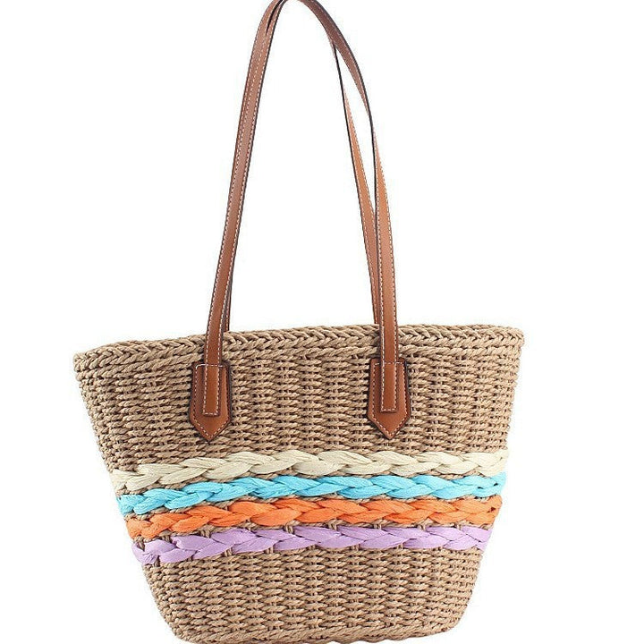 Handbag with Colorful Braided Details Kalsten