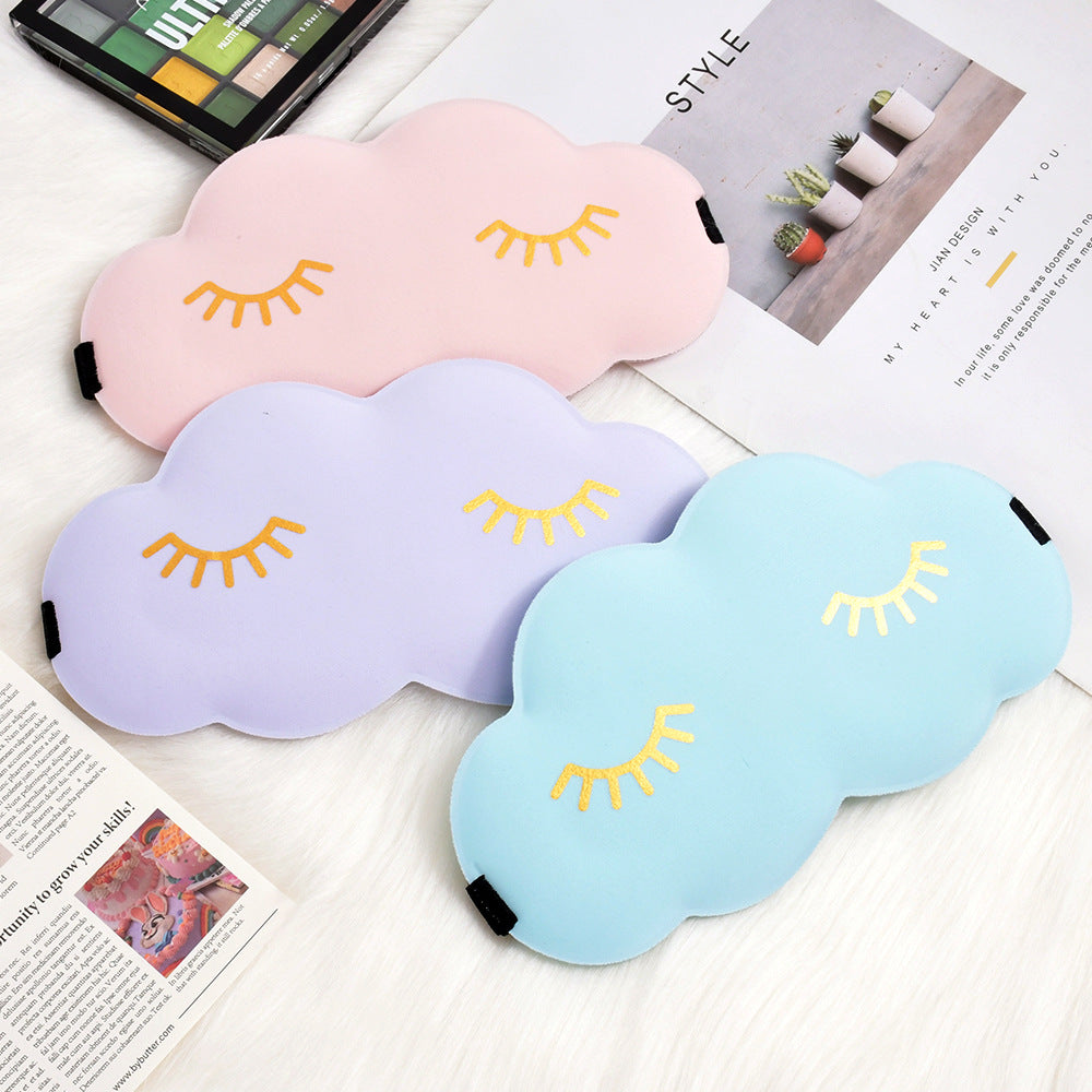Women's cute cloud sleep mask made of memory foam with ergonomic padding and adjustable elastic band Kalsten