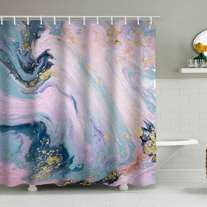 Artistic Marble Design Shower Curtain Kalsten