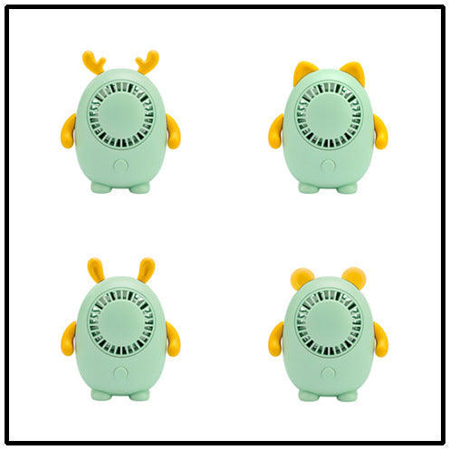 Unisex Portable Hand Fan in Cute Animal Design Kalsten