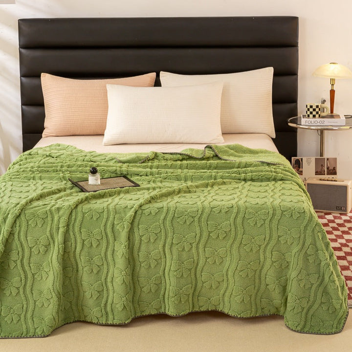 Ladies Cozy and Soft Blanket with Floral Pattern Kalsten