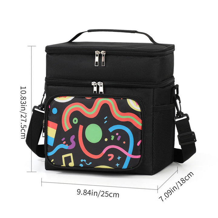 Insulated picnic cooler bag with stylish floral design Kalsten