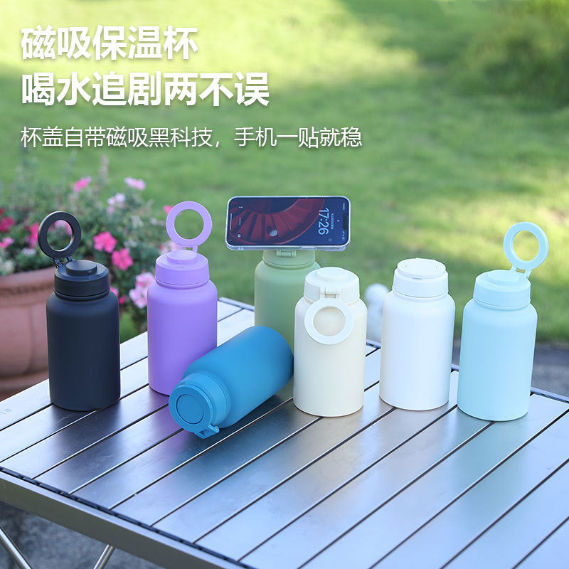 Unisex high-quality insulated drinking bottle with practical carrying handle Kalsten