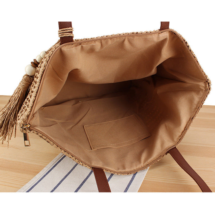 Handcrafted Beach Bag with Adjustable Straps Kalsten