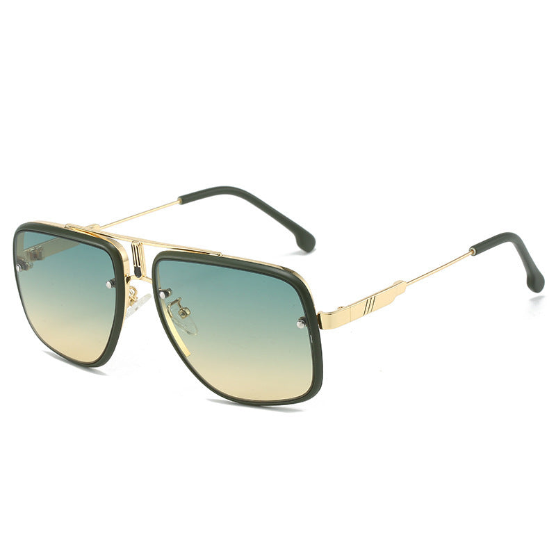 Women's fashionable oversized sunglasses with gold accents Kalsten