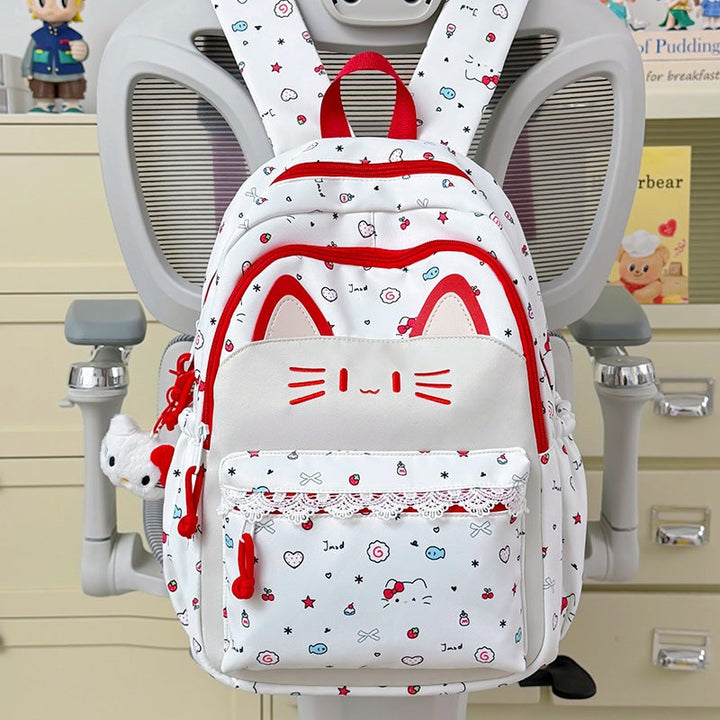 Children's Cute Cat Ear School Backpack