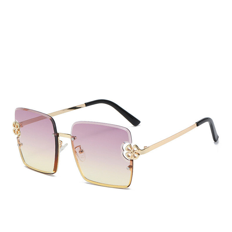 Women square sunglasses with floral design Kalsten