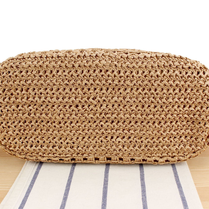 Basket bag with elegant straw construction Kalsten