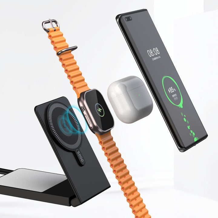 Portable power bank with fast induction charging function and digital battery level display Kalsten