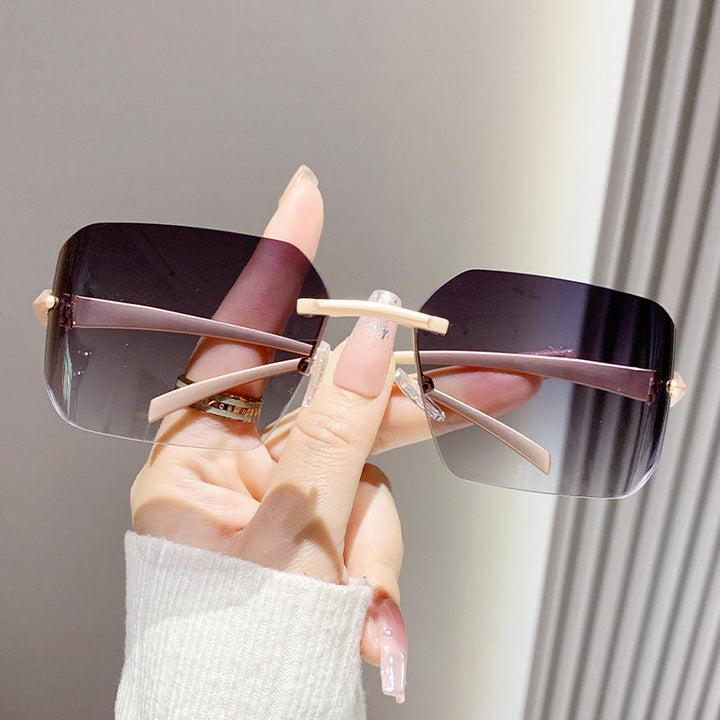 Women's fashion square sunglasses with embellished metal frame Kalsten