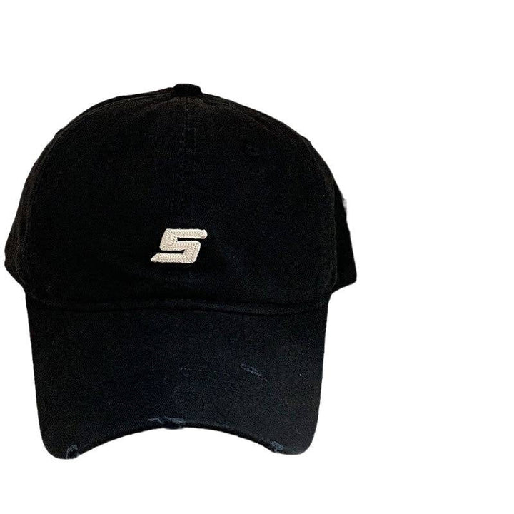 Men's Distressed Cotton Adjustable Baseball Cap Kalsten