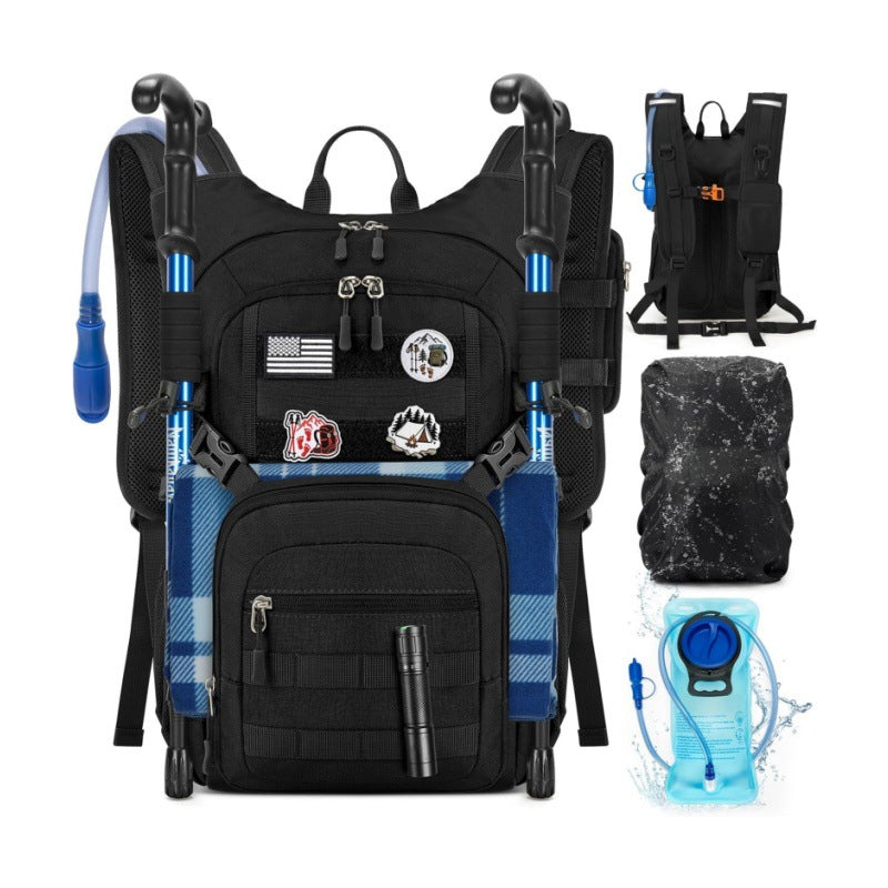 Multifunctional Outdoor Backpack with Integrated Hydration Bladder and Ergonomic Design Kalsten