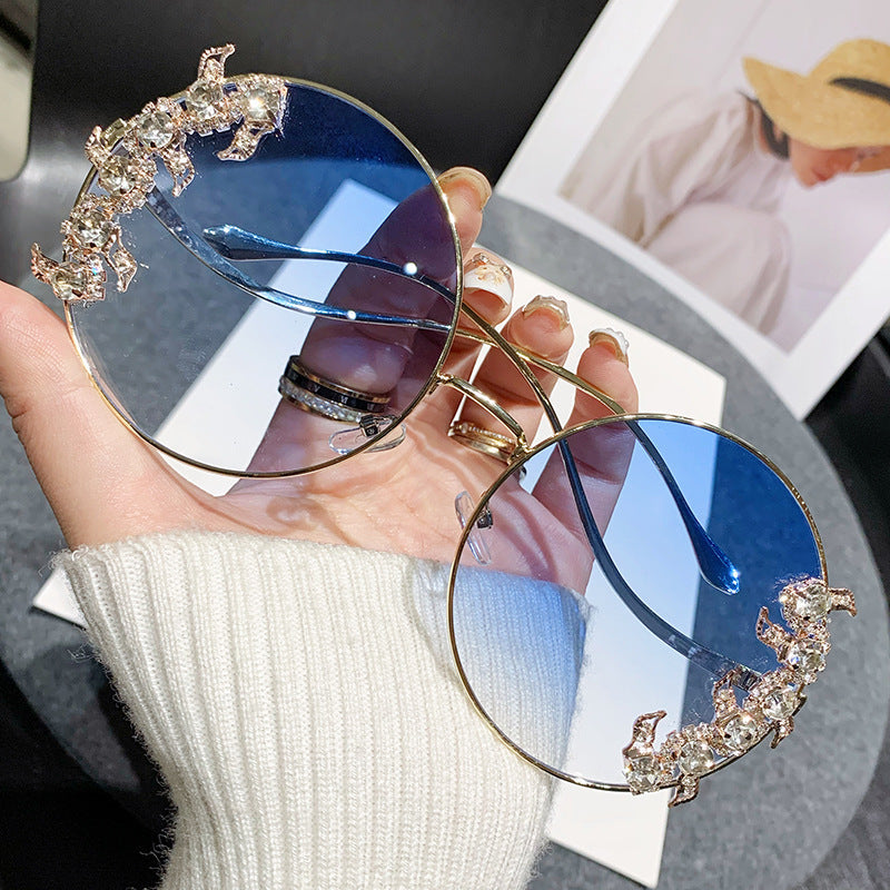 Women's fashion sunglasses with extravagant design and sparkling accents Kalsten