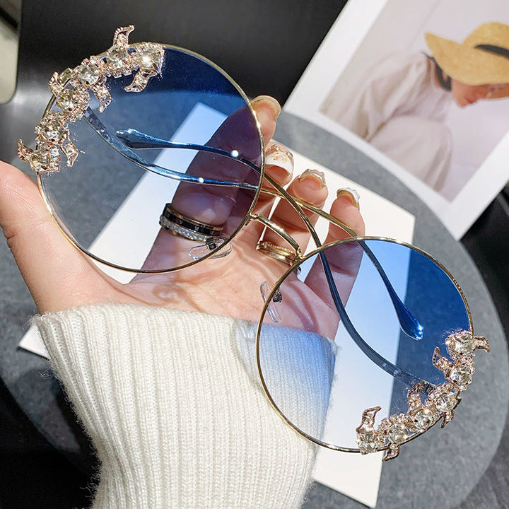 Women's fashion sunglasses with extravagant design and sparkling accents Kalsten