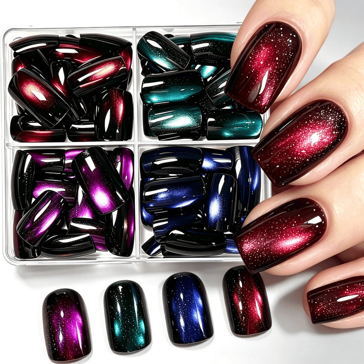 Gradient Glitter Press-On Nail Set Kalsten