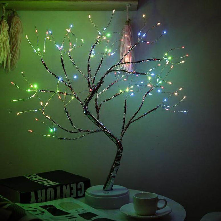 LED Table Lamp with Colourful Tree Lights | Kalsten