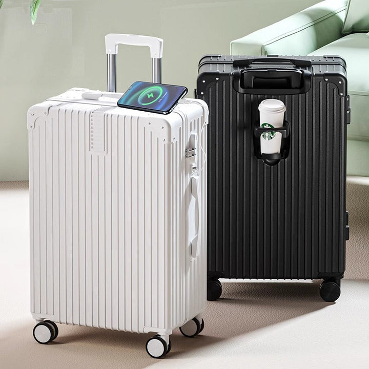 Unisex Rigid Multi-Compartment Travel Suitcase Kalsten