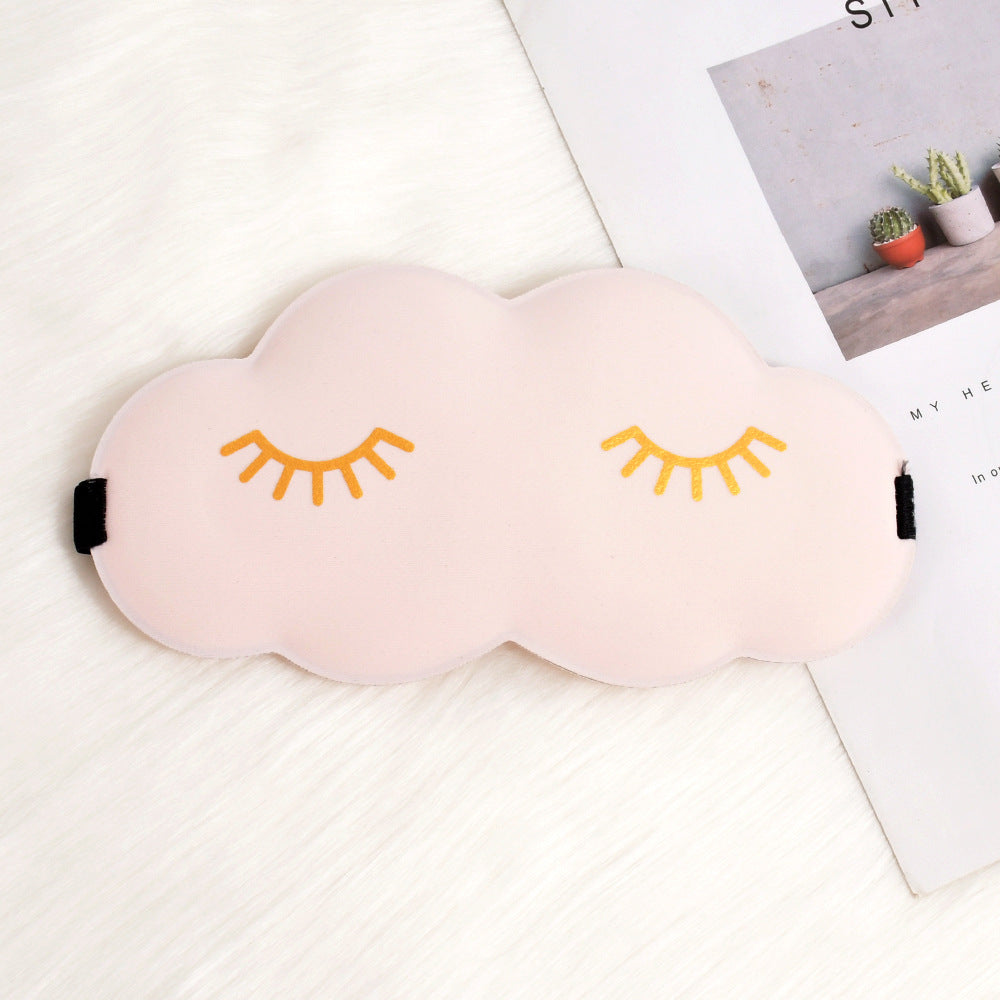 Women's cute cloud sleep mask made of memory foam with ergonomic padding and adjustable elastic band Kalsten