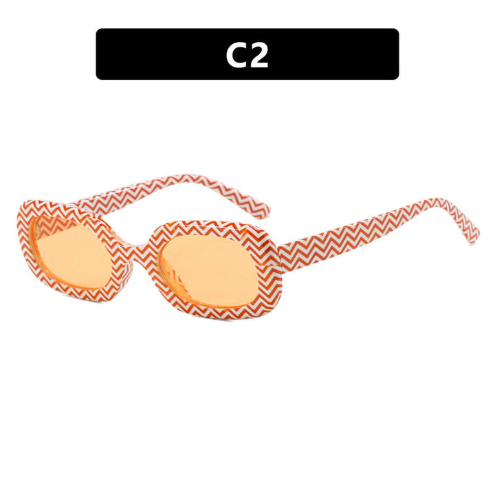 Women's oversized sunglasses with unusual pattern Kalsten