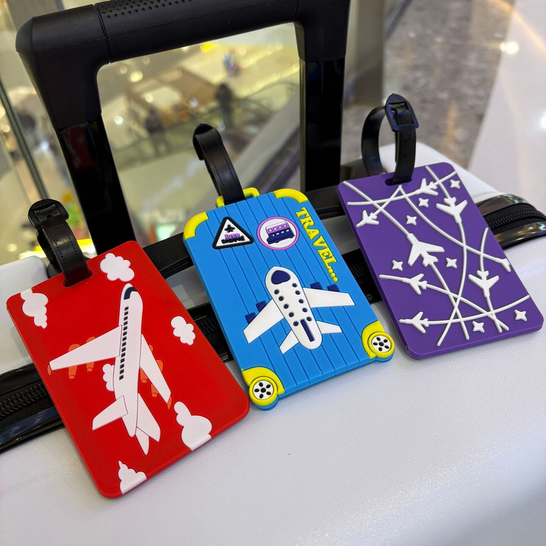 Airplane-Themed Luggage Tag Kalsten