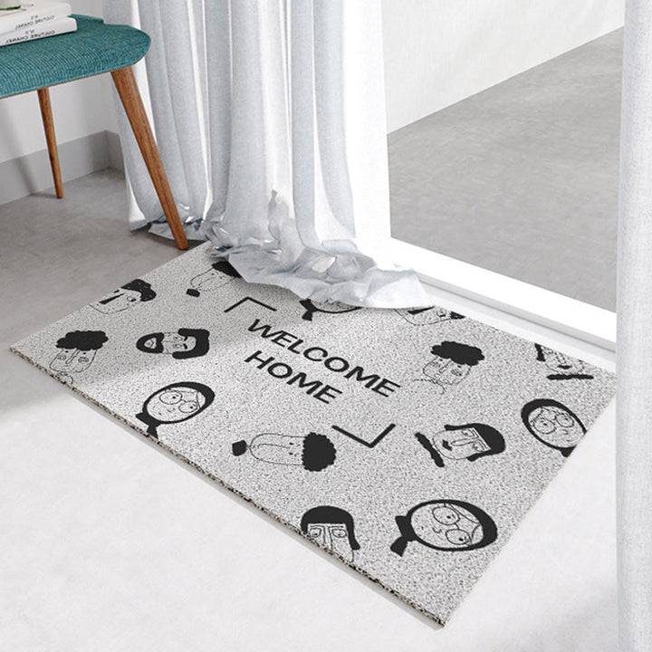 Whimsical Welcome Door Mat Kalsten
