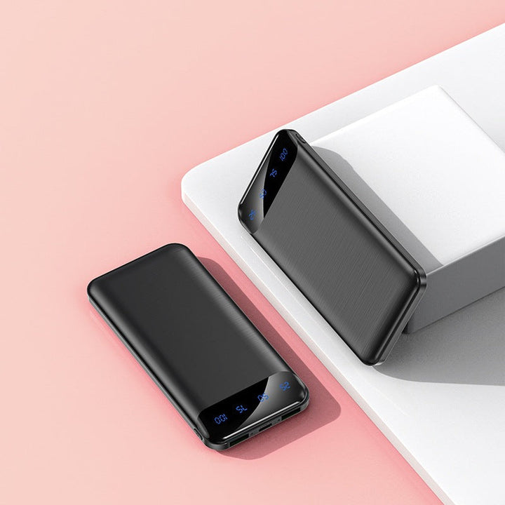 Portable power bank with digital display and multiple connections Kalsten