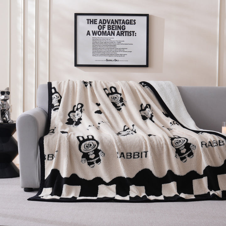 Chic Floral Pattern Throw Blanket Kalsten