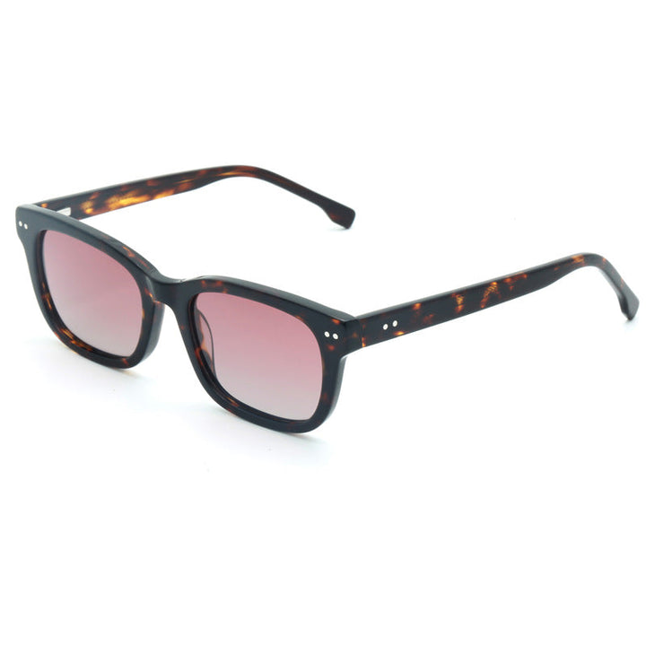 Women's trendy square sunglasses with transparent frame Kalsten