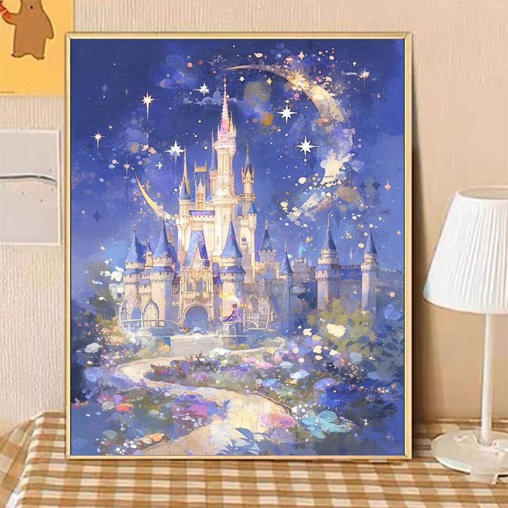 Enchanted Castle Landscape Canvas Art Kalsten