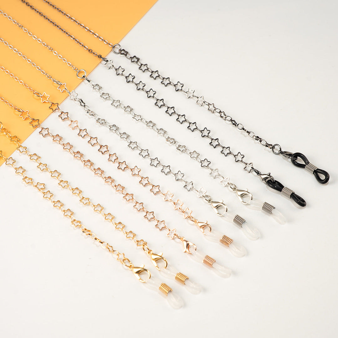 Star-Patterned Eyewear Chain Kalsten