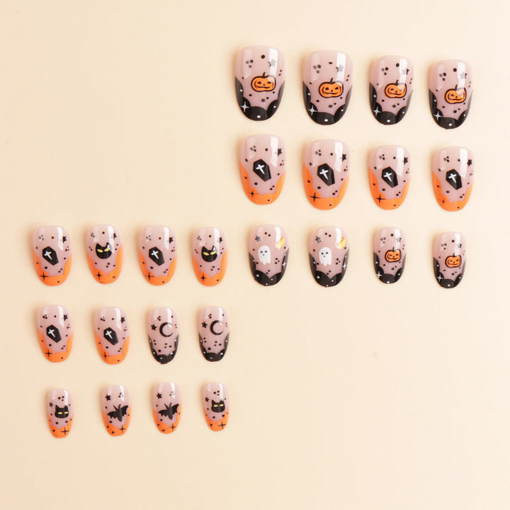 Halloween-Themed Press-On Nail Art Set Kalsten