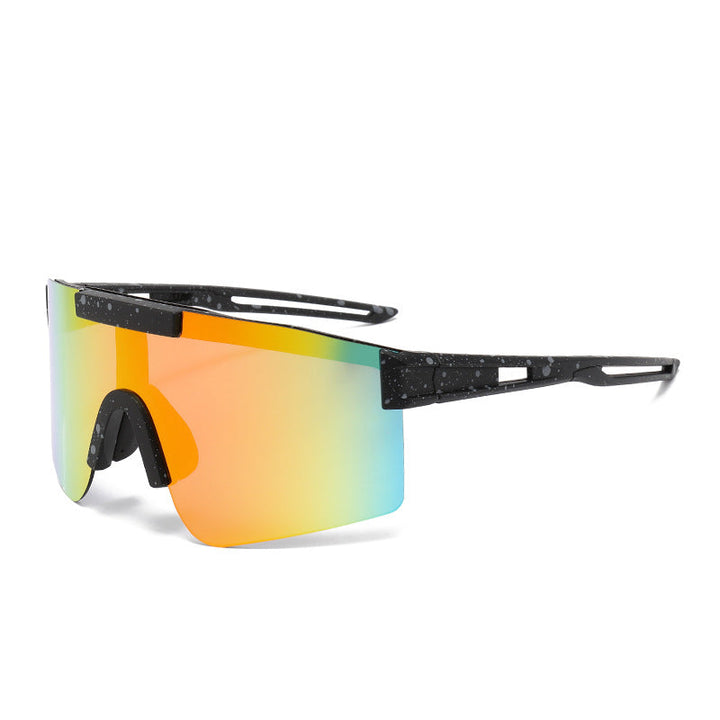 Unisex Sporty Oversized Shield Sunglasses Kalsten