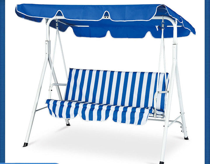 Roomy outdoor canopy swing bench with adjustable canopy Kalsten
