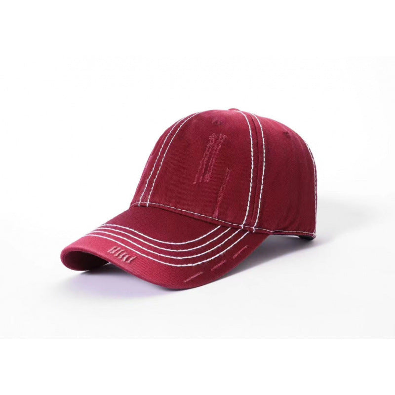 Men's Classic Distressed Cotton Baseball Cap Kalsten