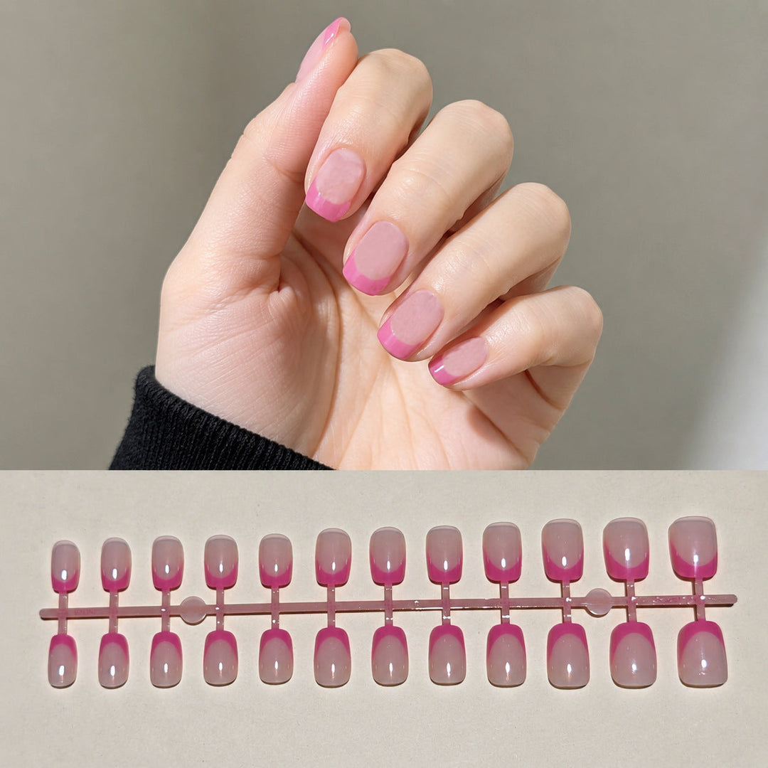 Chic French Tip Press-On Nail Art Set Kalsten