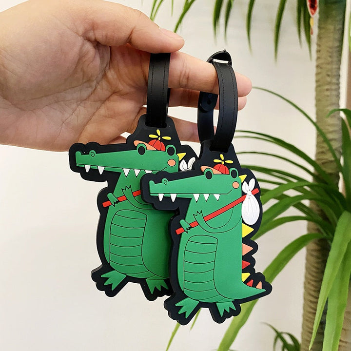 Playful Crocodile Luggage Tag Kalsten