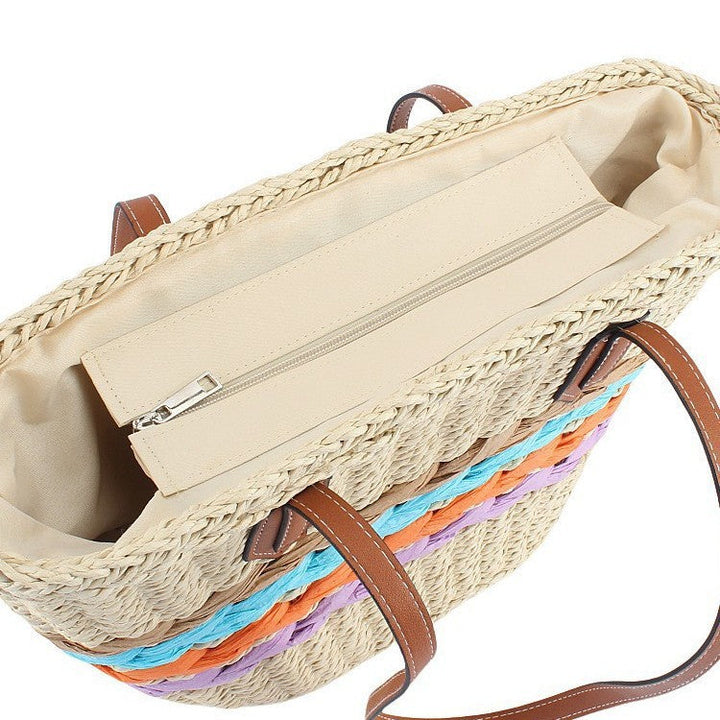 Handbag with Colorful Braided Details Kalsten