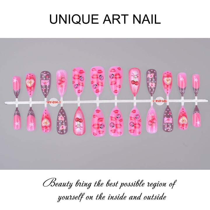 Romantic Themed Press-On Nail Set Kalsten