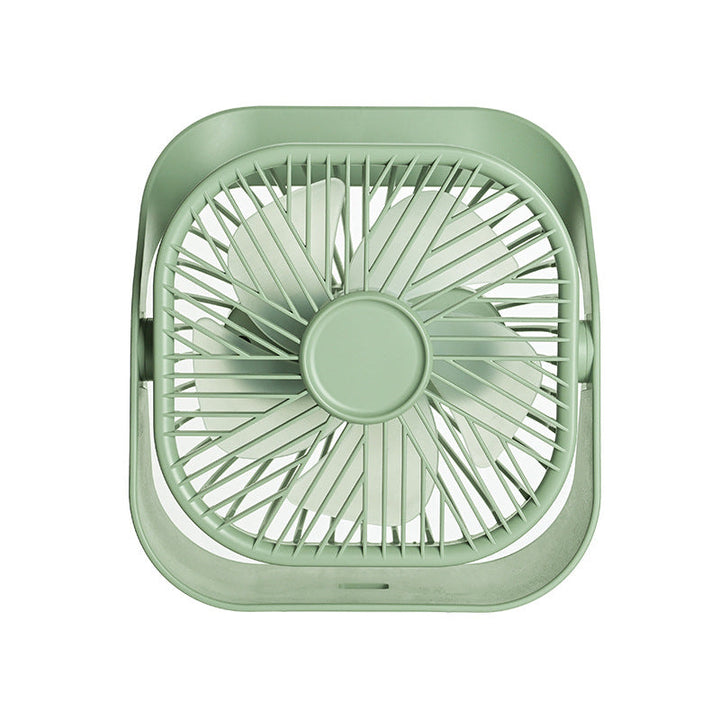 Unisex ceiling-mounted circular industrial fan with swivel carrying handle Kalsten