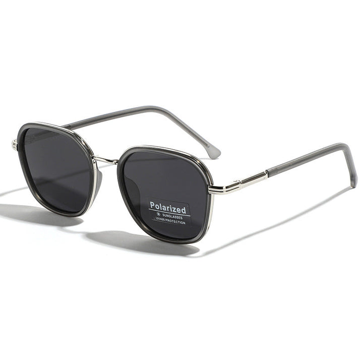 Women's geometric polarized sunglasses with stylish metal frame Kalsten