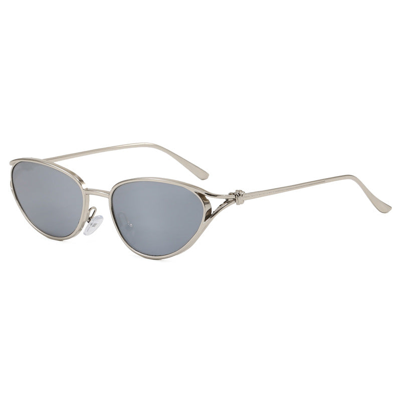 Trendy Cat-Eye Sunglasses with Metallic Frame Kalsten