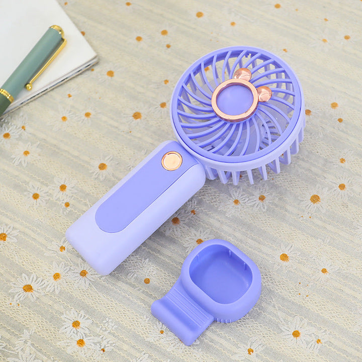 Ladies Portable Handheld Fan with Flexible Tilt Adjustment Kalsten